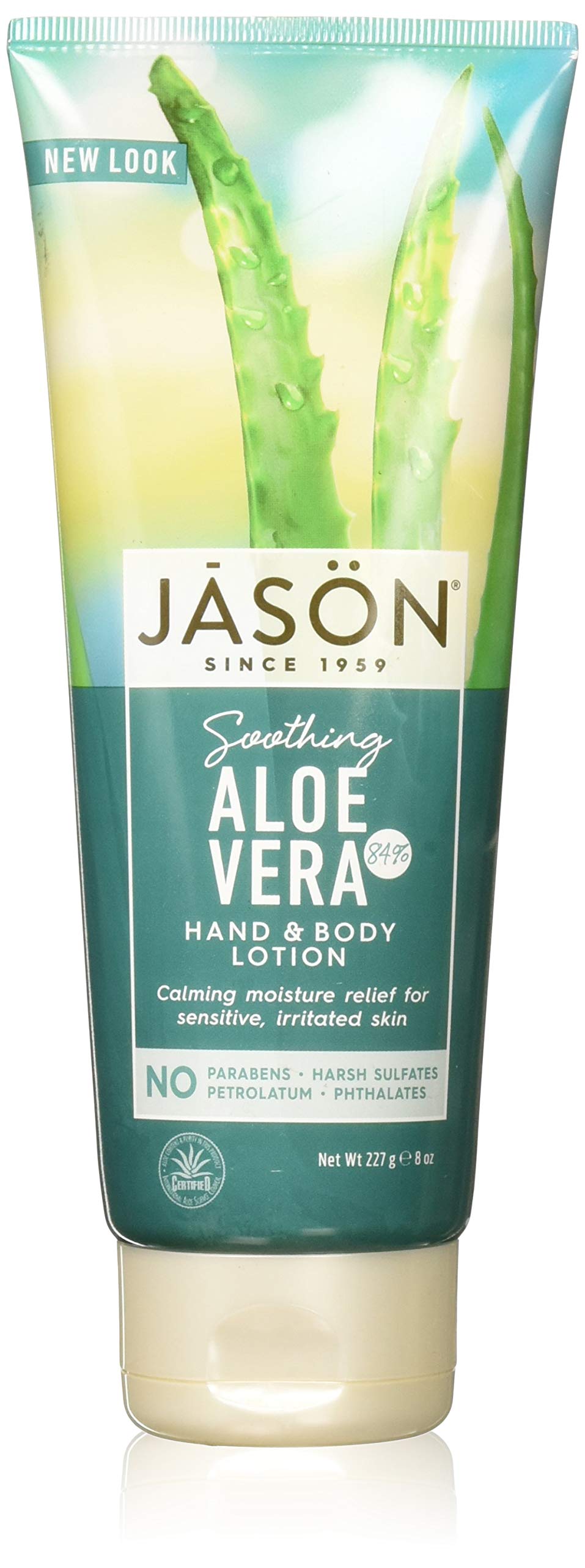 Jason - Hand & Body Lotion Soothing 84% Aloe Vera, 8 oz