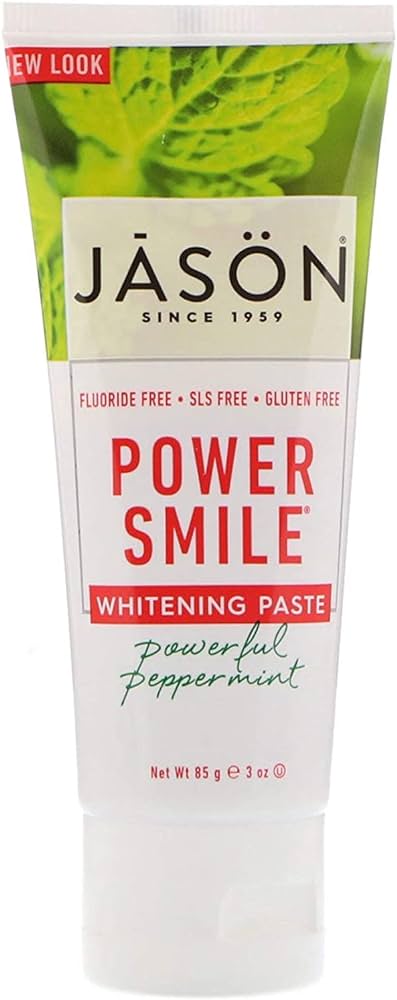 Jason - Natural Power Smile Whitening Paste Powerful Peppermint, 3 oz