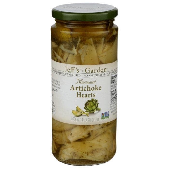 Jeff's Naturals - Artichoke Hearts, 14.5oz front