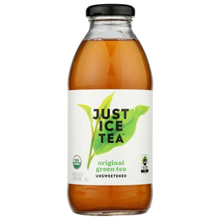 Just Ice Tea - Original Green Tea, 16 Oz - Pack Of 12