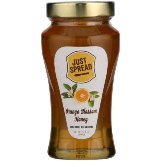 Just Spread - Honey Orange Blossom, 17.6 Oz - Pack Of 6