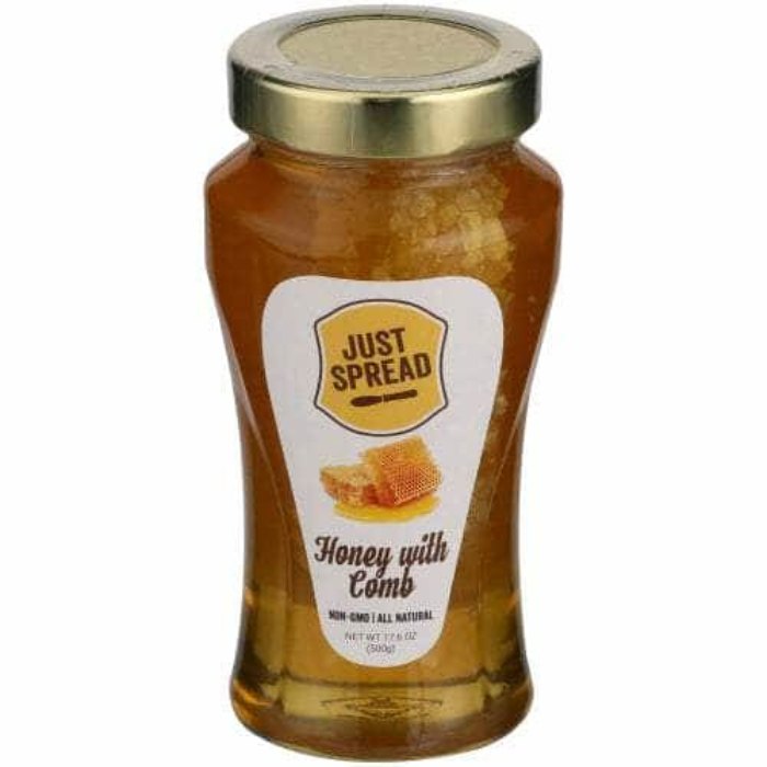 Just Spread - Honey Wildflower with Comb, 17.6 Oz - Pack Of 6