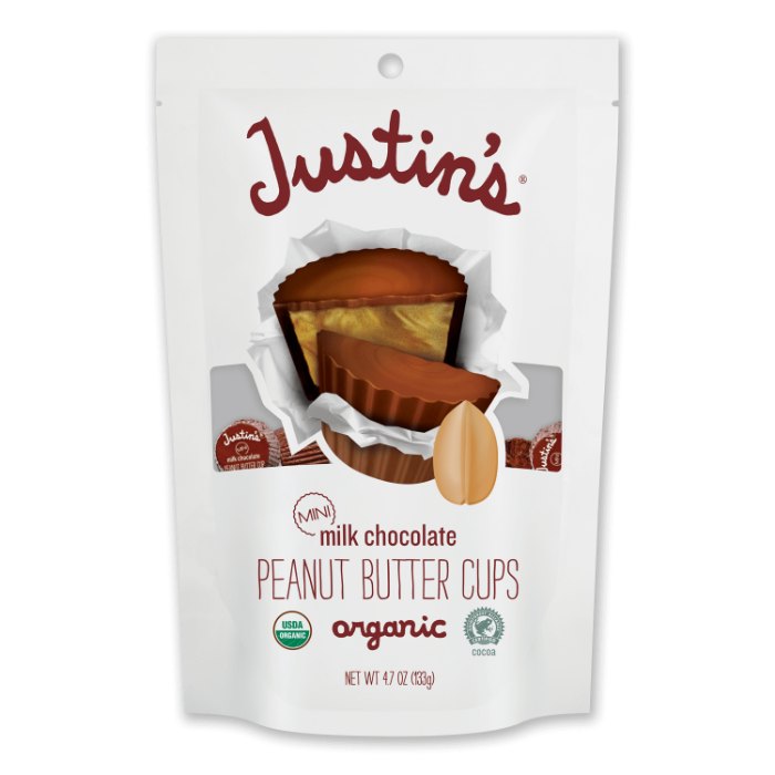 JUSTINS - Milk Chocolate Peanut Butter Cups Minis 4.7OZ ( Pack of 6)