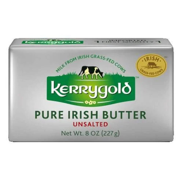 KERRYGOLD - BUTTER UNSLTD IRISH PURE FOIL 8 OZ - Pack of 20