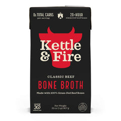 KETTLE AND FIRE - BROTH BEEF BONE 32 OZ - Pack of 6