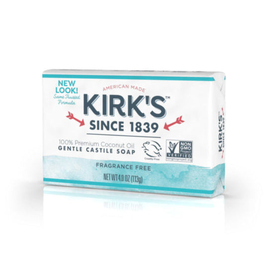 KIRKS SOAP BAR FRGFR CASTILE 4 OZ 