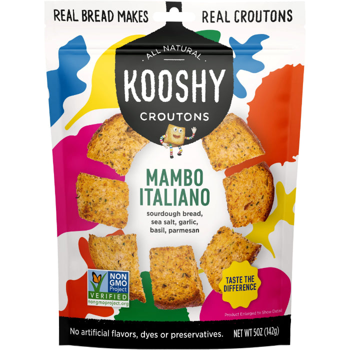 KOOSHY - CROUTONS MAMBO ITALIANO 5 OZ - Pack of 6