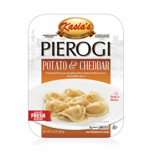 Kasias - Pierogi Pto & Chdr 14 Oz - Pack Of 6