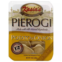 Kasias - Pierogi Pto&Onion 14 Oz - Pack Of 6