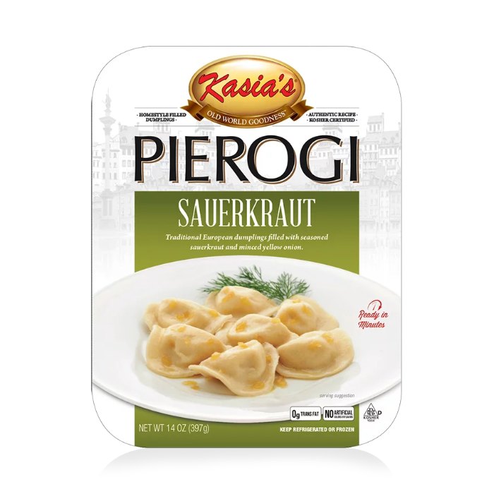 Kasias - Pierogi Sauerkraut 14 Oz - Pack Of 6