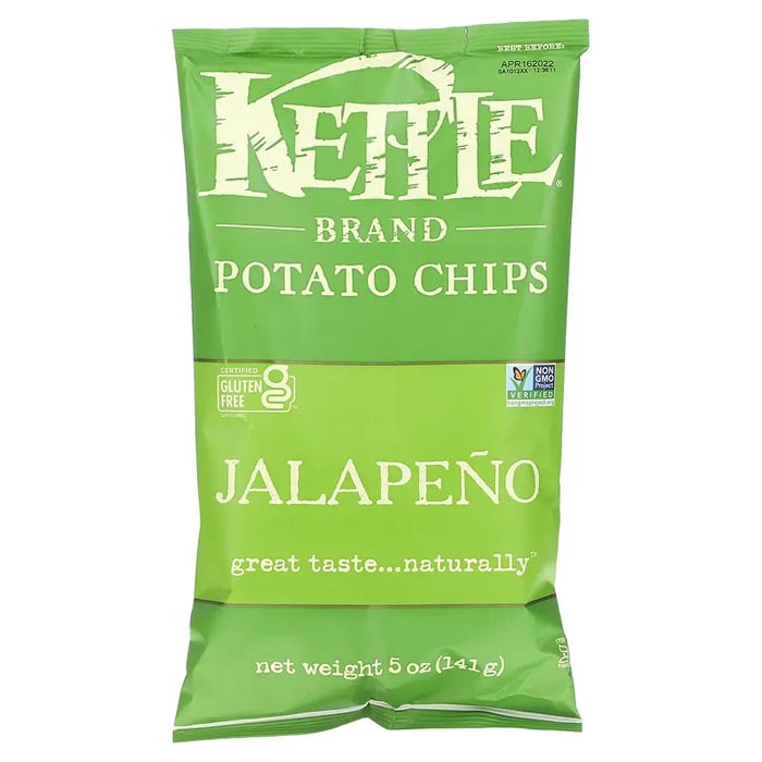 Kettle Brand - Potato Chips - Jalapeno, 5oz