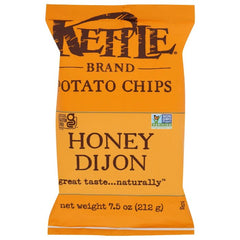 Kettle Foods - Chip Potato Honey Dijon 7.5 Oz - Pack Of 12