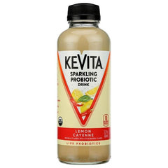 Kevita - Sparkling Probiotic Drink Lemon Cayenne, 15.2 fl oz - front