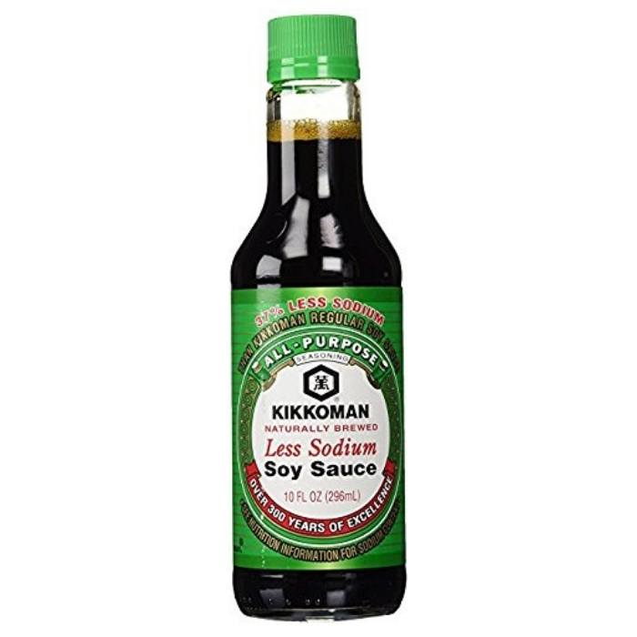 Kikkoman - Soy Sauce, 10oz Low Sodium - Front