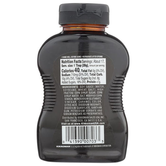 Kikkoman - Vegan Unagi Sushi Sauce, 11.8oz - back