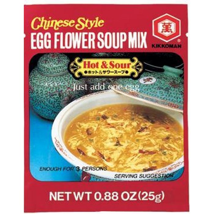 Kikkoman - Soup Egg Flower Hot & Sour 0.88 Oz - Pack Of 12