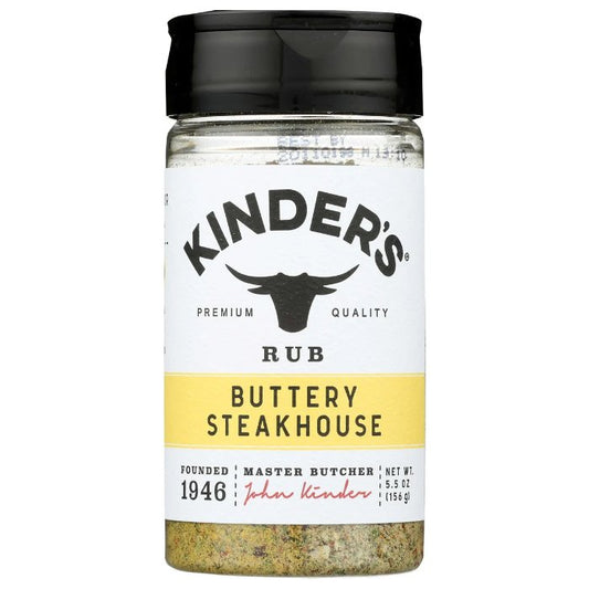 Kinders - Rub Buttery Steak House 5.5 Oz - Pack Of 6