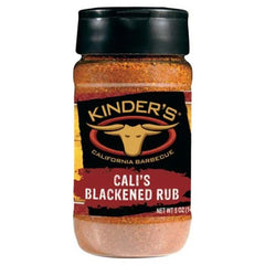 Kinders - Rub Calis Blackened 4.2 Oz - Pack Of 6