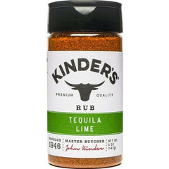 Kinders - Rub Tequila Lime Bbq 5 Oz - Pack Of 6