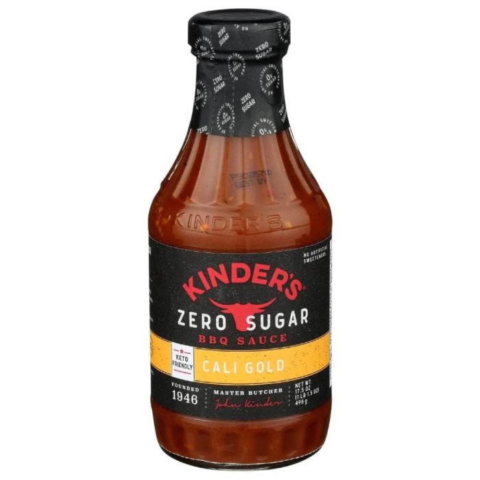 Kinders - Sauce Bbq Ca Gold No Sgr 17.5 Oz - Pack Of 6