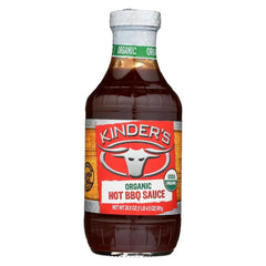 Kinders - Sauce Bbq Hot Org 20.5 Oz - Pack Of 6