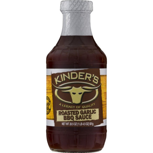 Kinders - Sauce Bbq Rstd Garlic 20.5 Oz - Pack Of 6