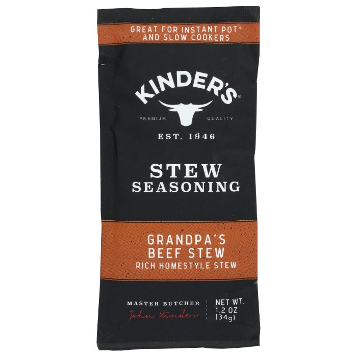 Kinders - Seasoning Beef Stew 1.2 Oz - Pack Of 15