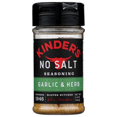 Kinders - Spice No Salt Garlic Herb 2.4 Oz - Pack Of 8