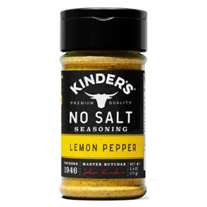 Kinders - Spice No Salt Lemon Peppe 2.6 Oz - Pack Of 8