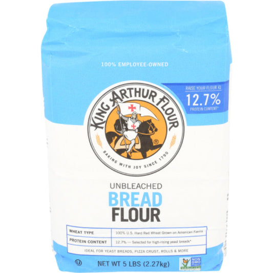 KING ARTHUR - FLOUR BREAD UNBLCHD 5 LB - Pack of 8