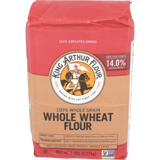 KING ARTHUR - FLOUR WHL WHT TRDTNL 5 LB - Pack of 8