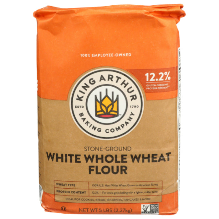 KING ARTHUR - FLOUR WHL WHT WHITE 5 LB - Pack of 8