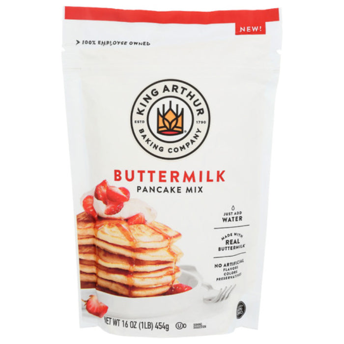 KING ARTHUR - PANCAKE MIX BUTTERMILK 16 OZ - Pack of 6