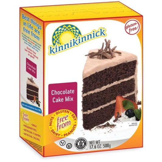 KINNIKINNICK - MIX CAKE CHOC 17.6 OZ - Pack of 6