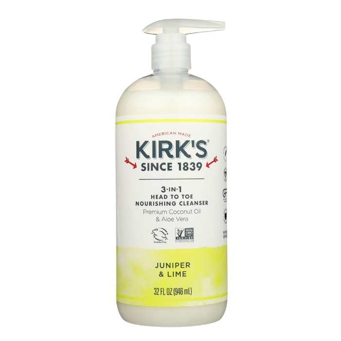 Kirk's - 3-in-1 Head To Toe Nourishing Cleanser Juniper & Lime