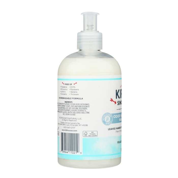 Kirk's - Odor Neutralizing Hand Soap Fragrance Free back