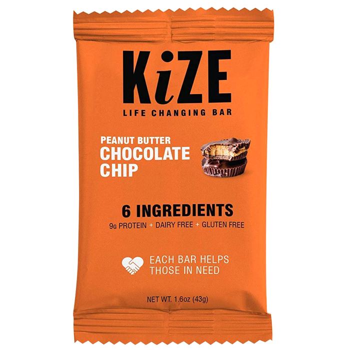 Kize - Life Changing Bars Peanut Butter Chocolate Chip, 1.6 oz