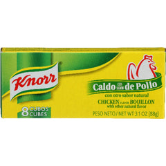 KNORR - BOUILLON CUBE HSP CHKN 8CT 3.1 OZ - Pack of 24