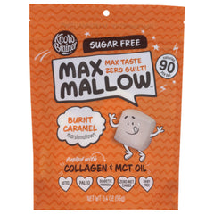 Know Brainer Foods Marshmallows Burnt Caramel 96 Gm - Pack of 6