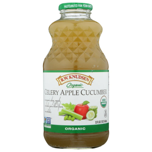 KNUDSEN - JUICE CELERY APPLE CCUMBR 32 FO - Pack of 6