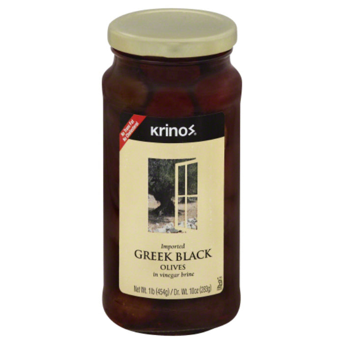 KRINOS - OLIVE BLACK GRK 16 OZ - Pack of 6