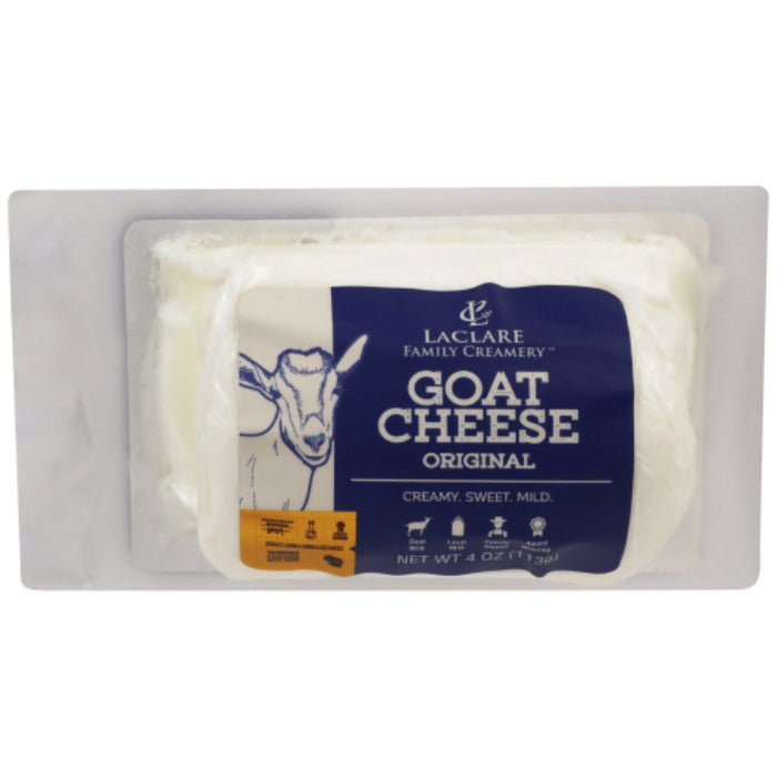 Laclare Farms - Goat Cheese Original, 4 Oz - Pack of 12