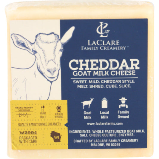 Laclare Farms - Cheddar Goat Milk Cheese, 6 Oz - Pack of 12