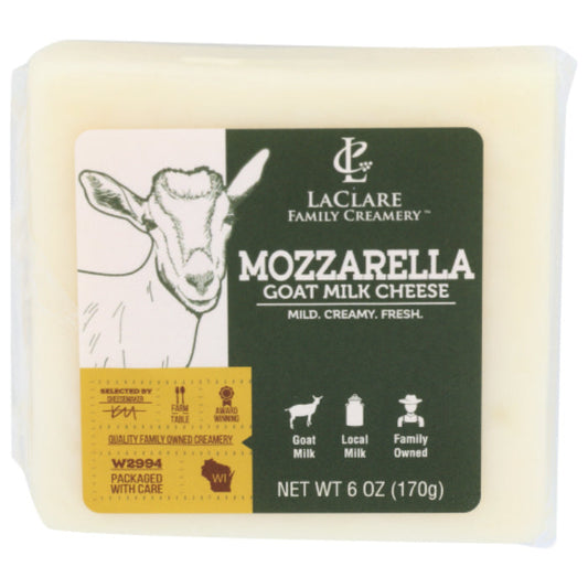 Laclare Farms - Mozzarella Goat Milk Cheese, 6 Oz - Pack of 12