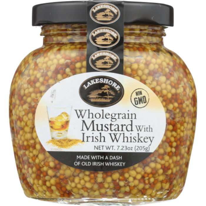 LAKESHORE MUSTARD WHGRN IRISH WHSKY 7.23 OZ - Pack of 6