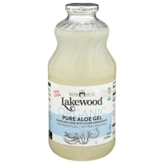 LAKEWOOD JUICE ALOE VERA GEL 32 FO - Pack of 6