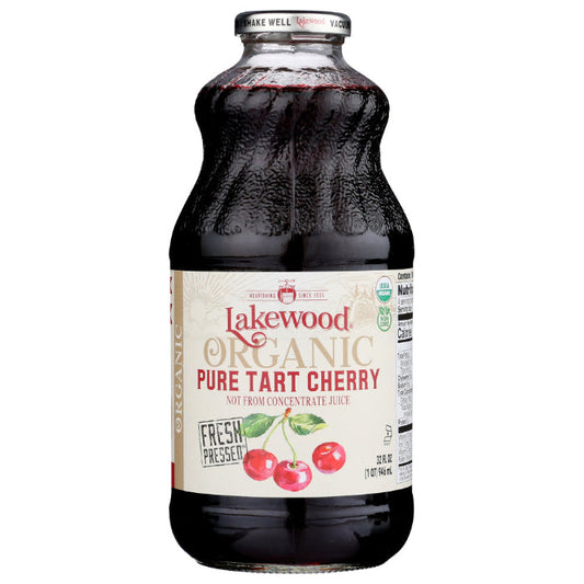 Lakewood - Organic Pure Tart Cherry Juice, 32 Oz - Pack of 6