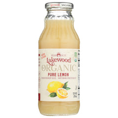 LAKEWOOD JUICE LEMON PURE ORG 12.5 FO