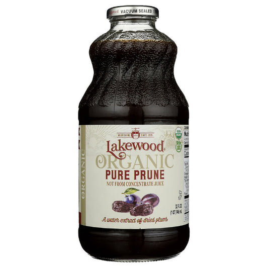 Lakewood - Organic Pure Prune Juice, 32 Oz - Pack of 6