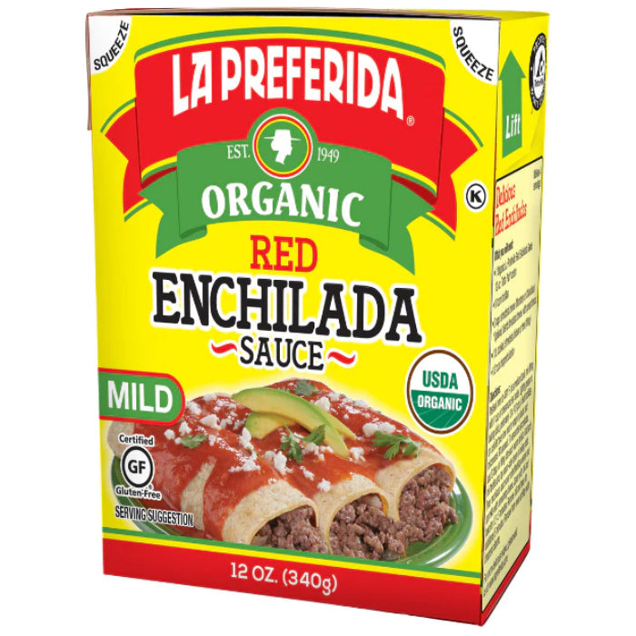 La Preferida - Organic Red Enchilada Sauce, 12 Oz - Pack of 10